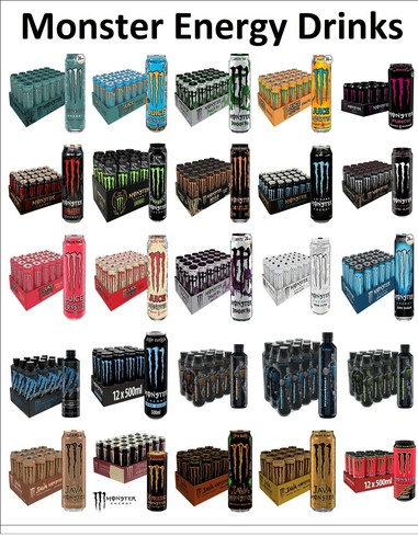 Monster energy drink bidone - drink,