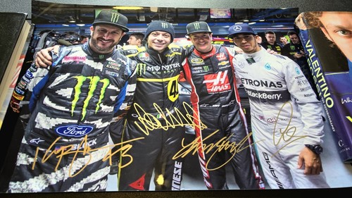 Foto autografata ken block - ken,